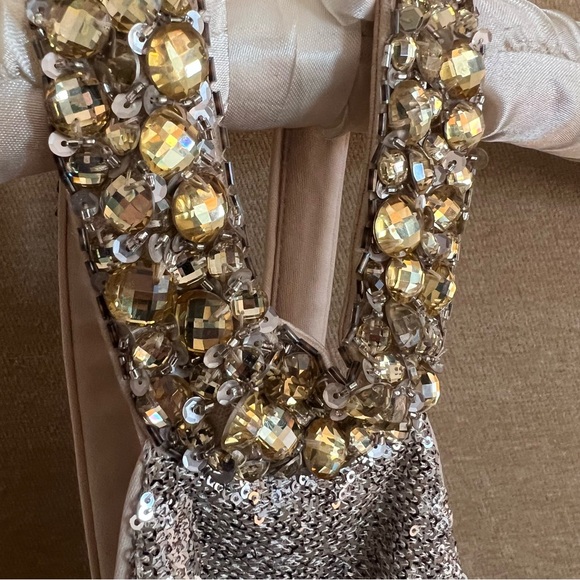 FAVIANA Sequin Halter Gown - Picture 6 of 16